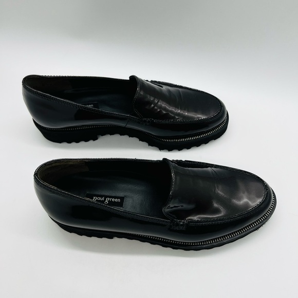 Paul Green Brown Patent Leather Women's Loafers Size 6.5 US - Picture 6 of 16